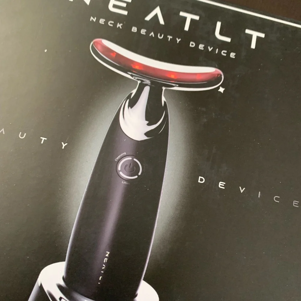 NeatLT Red Light for Face and Neck 7-in-1 Face Massager Tool with Jade Roller